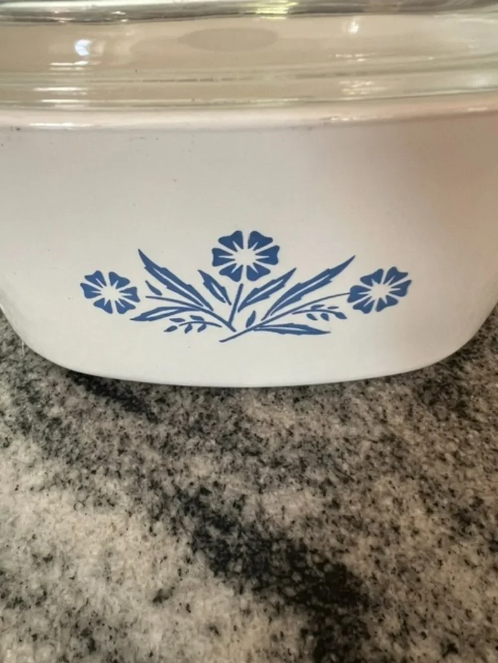 Vintage Corning Ware Blue Cornflower 3 Quart Casserole Dish A-3-B with Glass Lid